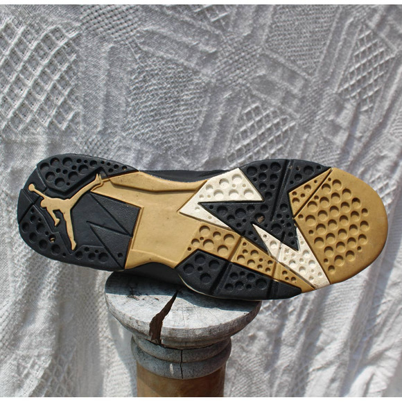 Size 10.5 - Jordan 7 Retro Golden Moments Pack 2012 Black Gold Rare - Picture 10 of 12